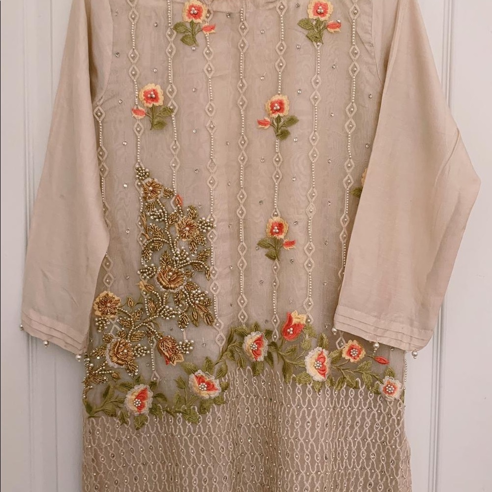 Agha noor 3pc party wear dress